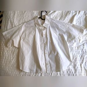 Michael Kors Boxy White Blouse